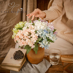 MW66790 Fleur artificielle Hortensia en soie Fleur de simulation Fleur de décoration pour Thanksgiving Récolte d'automne - Product Image 6