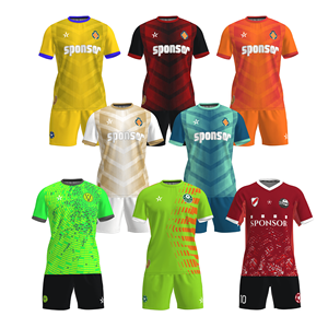 Camiseta de Fútbol Unisex con Cuello en V, Personalizada con Impresión Digital, 100% Poliéster, Números de Equipo, 140g, Estilo Clásico Retro Vintage - Product Image 1