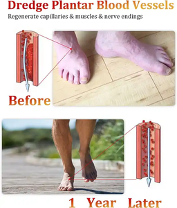 Pé Acupuntura Massagem Chinelos Sapatos Sandálias Mat Massageador Fisioterapia <span class=keywords><strong>TENS</strong></span> Unidade Estimulação Massagem Chinelo Dezenas Sapatos - Product Image 4