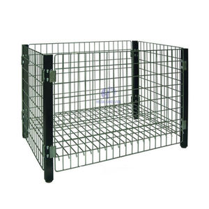 Entrepôt en acier pliable cage de stockage/conteneur à roulettes - Product Image 5