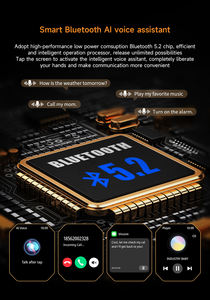 Jam tangan pintar wanita terbaru 2024 inci, jam tangan pintar wanita, emas mawar, olahraga, kebugaran, luar ruangan, 1.65 - Product Image 6