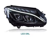 SJC Auto - Phares LED modifiés de haute qualité - Accessoires d'éclairage automobile pour Mercedes Benz W205 C180 C200 C260 2015-2021