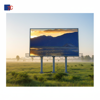 Écran d'affichage vidéo LED SMD RGB extérieur 16:9 pour publicité, luminosité 6000 cd, certifié CE ROHS FCC, garantie 2 ans, P10-P3