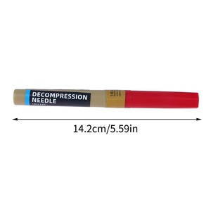 Aiguille de décompression pour pneumothorax, aiguille de ponction sternale et lombaire, jetable, pour premiers <span class=keywords><strong>secours</strong></span> d'urgence en cas de traumatisme (IFAK) - Product Image 3