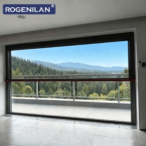 Ventanas Corredizas Verticales Inteligentes <span class=keywords><strong>de</strong></span> Aluminio con Doble Acristalamiento y Elevación Eléctrica <span class=keywords><strong>de</strong></span> <span class=keywords><strong>Vidrio</strong></span> Templado a Medida Rogenilan - Product Image 4