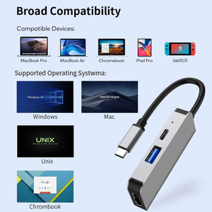 Station d'accueil Type-C vers 4K avec ports USB-A et plus de 10 ports, <span class=keywords><strong>hub</strong></span> d'extension tout-en-un - Product Image 2