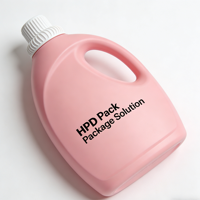 Seau vide en plastique HDPE 200 ml pour détergent à lessive, avec bouchon à vis, personnalisable en couleur, anti-UV – Vente chaude