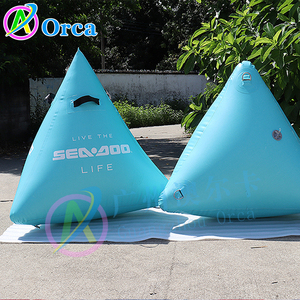 Boya <span class=keywords><strong>Triangular</strong></span> Flotante para Publicidad, Boya de Marcado de Carreras, Boya Inflable Personalizada de PVC, Boya Piramidal, Boya Zongzi, Boya Tetraédrica - Product Image 4
