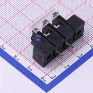 KF28SM-7.62-2P Barrier Terminal Block Through hole Component (THT),P=7.62mm Connector With Cover Plate 7.62mm 1x2P Straight Pin - Product Image 2