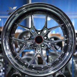 Cerchi Forgiati XINGTU Cromati a Profilo Profondo Concavo 17 18 19 20 22 24 Pollici Cromati 5x100 5x114.3 5x115 5x120 per Audi <span class=keywords><strong>BMW</strong></span> - Product Image 2