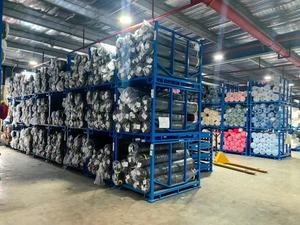 Bán buôn bán lẻ 170gsm vải lanh thoáng khí pha trộn 100% vải lanh giả cho trọng lượng nhẹ trang trí nhà quần áo đồng bằng nhân tạo - Product Image 6