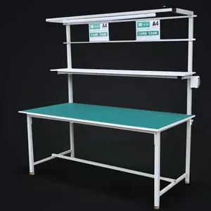 Customisable anti-static lean tube workbench