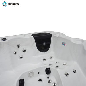 Sunrans lüks akrilik açık jakuzi 6 kişi satılık Massage kontrollü masaj sıcak küvet - Product Image 5