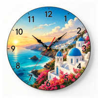 Haute qualité 12 pouces Sublimation MDF horloge bricolage maison décorative bois aiguille affichage pour salon comprend des pièces mains
