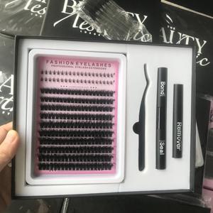 Cils en grappes pré-coupés : segments à mélanger, application DIY, volume doux pour les visites de galeries d'art et de musées - Product Image 1