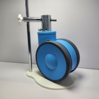 Roulette médicale robuste de 125mm de 5 pouces avec verrouillage central et roues en PU pour lits d'hôpital et meubles médicaux