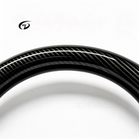 Volant personnalisé en usine avec motif en fibre de carbone hydro-dépoli, compatible avec Toyota LC250 LC300 Prado Hilux Camry 8ème génération