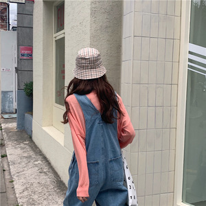 Monos <span class=keywords><strong>de</strong></span> mezclilla retro para <span class=keywords><strong>mujer</strong></span>, pantalones <span class=keywords><strong>con</strong></span> <span class=keywords><strong>tirantes</strong></span> <span class=keywords><strong>de</strong></span> pierna ancha inspirados en los años 90 (algodón elástico cómodo) Y2K Streetwear - Product Image 6