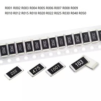 Kit de componentes electrónicos SMD 2K-103 102 49,9 K 0201 4014 R025 10K 1206 0805 R007 0603 470 Ohms R010 2,2 Ohm 1K Chip SMD Resistor
