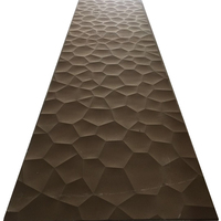 Panel Dinding 3d Besar Mulus Pola Dekorasi Dinding Dinding Modern Tes Terhubung 2 Panel Ukiran MDF