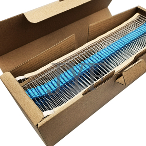 Résistance à film métallique DIP 1% à cinq couleurs 1/2W 1/4W 1/6W 1/8W 1W 2W <span class=keywords><strong>3W</strong></span> 5W 10W 1K <span class=keywords><strong>5</strong></span>.1K 6.8R 2.2R - Product Image 2