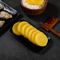 Radis jaune mariné, super-aliment pour la santé, accompagnement japonais Izakaya, certifié IFS, vente en gros