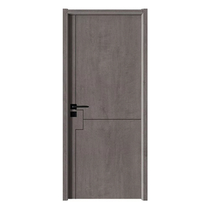 Gran oferta, puerta de madera personalizada moderna, diseño compuesto de buena calidad, interiores de lujo, puertas de madera para el hogar y la sala de estar, precio - Product Image 3