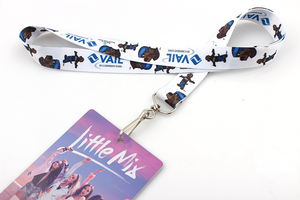 Lanière en polyester avec logo personnalisé avec impression offset de cartes en PVC - Product Image 6