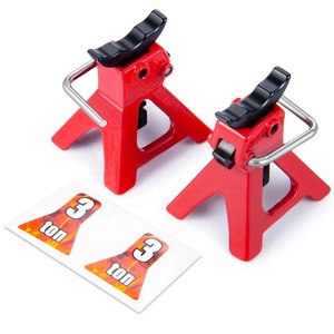 1 Uds. Herramienta de decoración de soporte de reparación de gato ajustable de altura de Metal de simulación para modelo de coche de radiocontrol <span class=keywords><strong>Axial</strong></span> <span class=keywords><strong>SCX24</strong></span> 1/18 1/24 - Product Image 6