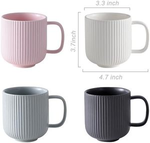 <strong>Handmade</strong> Retro <strong>Ceramic</strong> Cups with Handle Customizable Coffee and Tea <strong>Mug</strong> - Product Image 1