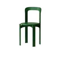 Chaise de salle à manger empilable en teck massif haut de gamme style crème, mobilier de maison, chambre à coucher, chaise Rey colorée