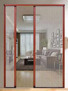 Moustiquaire rétractable design moderne pour fenêtre <span class=keywords><strong>en</strong></span> aluminium Moustiquaire de porte <span class=keywords><strong>en</strong></span> alliage d'aluminium Moustiquaire plissée <span class=keywords><strong>en</strong></span> polyester Maille anti-insectes - Product Image 4