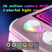 2025 pour ANBERNIC RG Cube Console de jeu portable 3.95 pouces écran IPS Android 13 RGB échantillons gratuits 5G Wifi lumière colorée Joystick