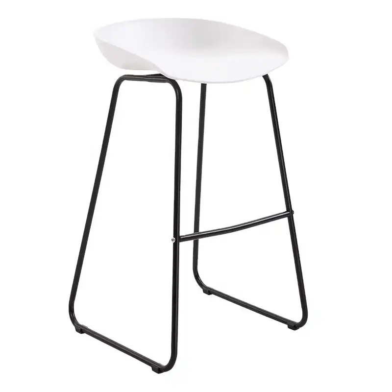 Design moderno bar commercio all'ingrosso di cucina in camera di metallo gamba sgabello sedia di alta sedia sgabello da bar a buon mercato sgabelli da bar