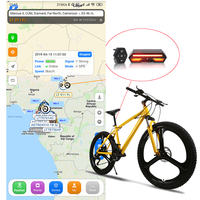Traceur GPS pour vélo, dispositif de suivi GPS, petits gadgets, localisateur GPS gratuit avec signal lumineux, étanche, vélo