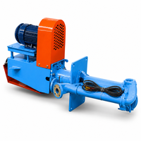 Pompe centrifuge submersible verticale robuste pour boues, liquides abrasifs et traitement minier sous fosse