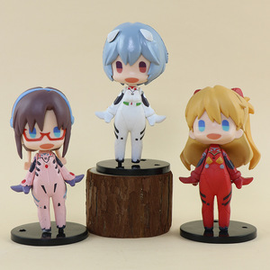 โมเดลตุ๊กตาการ์ตูนเวอร์ชั่น Q อุปกรณ์ตกแต่ง อาสึกะ แลงลีย์ โซริว ฟิกเกอร์อนิเมะ EVA - Product Image 4