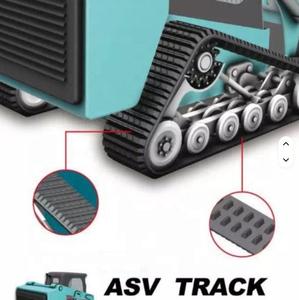 זחל גומי <span class=keywords><strong>ASV</strong></span> PT85 PT100 MD-70 457x101.6x1 18x4x51 ליבה ללא מתכת עבור מעמיס - Product Image 5