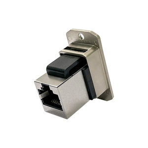 Tùy chỉnh CAT5E Kết nối mạng không thấm nước RJ45 Keystone Jack STP 180 độ Bảng điều chỉnh gắn kết với Lug thiết bị đầu cuối RJ45 Coupler dòng - Product Image 2