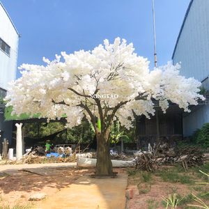 Songtao mariage maison <span class=keywords><strong>d</strong></span>écoration intérieure grand arbre à fleurs de sakura <span class=keywords><strong>faux</strong></span> arbres à fleurs de <span class=keywords><strong>cerisier</strong></span> blanc - Product Image 1