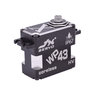 ลดราคา WP43 43กก. 0.11วินาที กันน้ำเต็มรูปแบบ คอร์เลส 8.4V เกียร์เหล็ก 180 องศา HV อลูมิเนียม แรงบิดสูง 1/10 RC - Product Image 1