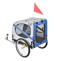 Vente chaude Camping et Voyage Personnalisé Spécialisé Chien Pliable Vélo Remorque Transporteur Pet Vélo Remorque Poussette