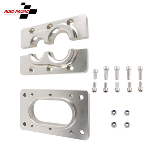 Auso-Racing Aluminum Wire Harness Firewall <b>Bracket</b> EDA021 <b>Silver</b> Mounting Kit for Automotive Use - Product Image 1