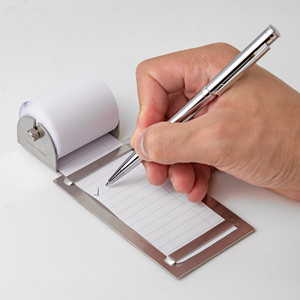 Porta Notas Adhesivas de Acero Inoxidable, Fácil de Usar por Arrancar, Accesorio de Almacenamiento para Escritorio de Oficina, Admite Logotipo Personalizado - Product Image 3
