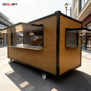 Contenedor de Envío para Cocina, Restaurante, Bar, Cafetería con Ruedas, Diseño de Cafetería Ambulante - Product Image 6