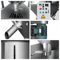 Mélangeur vertical DZJX pour grains, machine de séchage, mélangeur pour l'industrie plastique, machine de mélange de poudre PVC 15000 kg