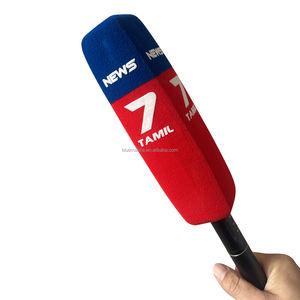 לוגו מותאם אישית microphones קרדיאיד קוטב ערוץ טלוויזיה Fm רדיו קצף מיקרופון משדרים בידור קצף מכסה - Product Image 3