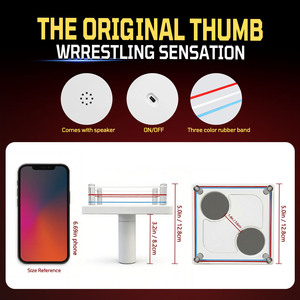 Giocattolo Scherzo Elettrico Interattivo Arena di Battaglia con le Dita, Gioco di Lotta con i Pollici con Luci LED Lampeggianti, Anello Sicuro per il Gioco delle Mani, <span class=keywords><strong>Regalo</strong></span> Scherzoso - Product Image 4