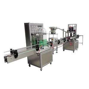 Multi-head Filling Screw Capping Production Line Edible Oil Perfume Wine Automatic Quantitative Liquid Filling Machine