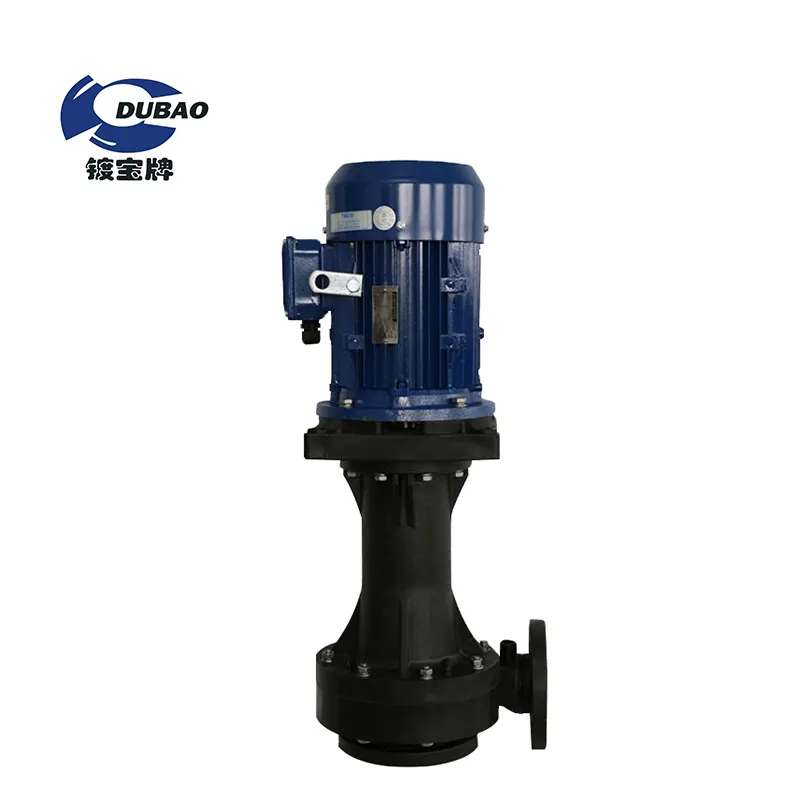 Industrial acid resistance vertical centrifugal chemical pump submerged pump